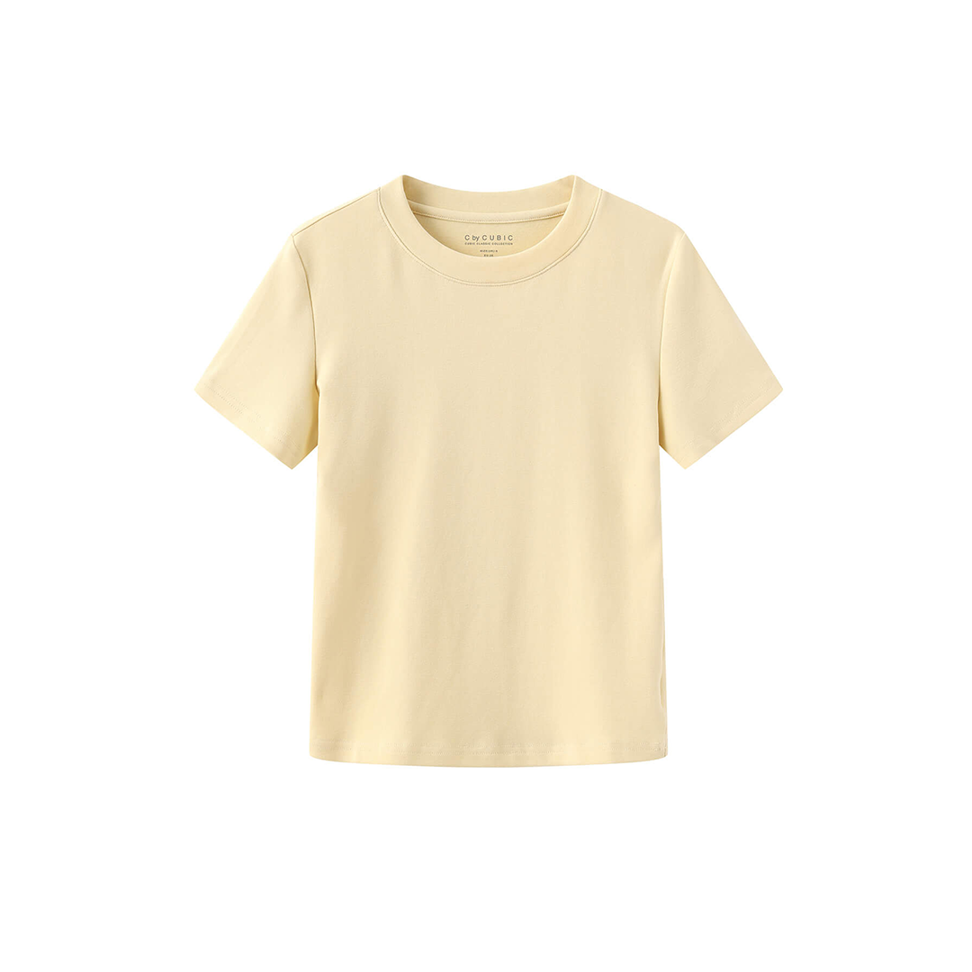 C by CUBIC Crew Neck Short-Sleeve T-Shirt-19