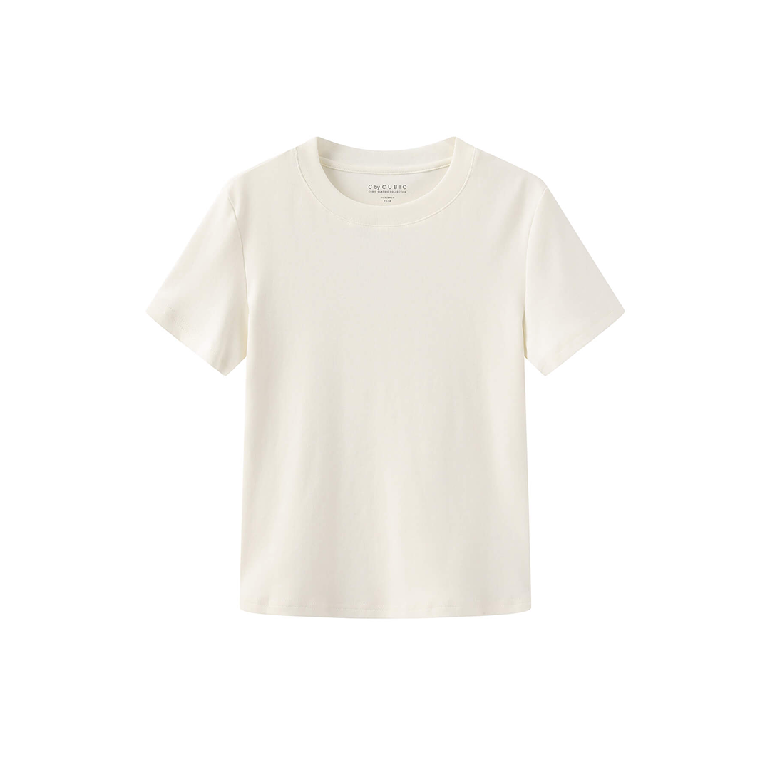 C by CUBIC Crew Neck Short-Sleeve T-Shirt-18