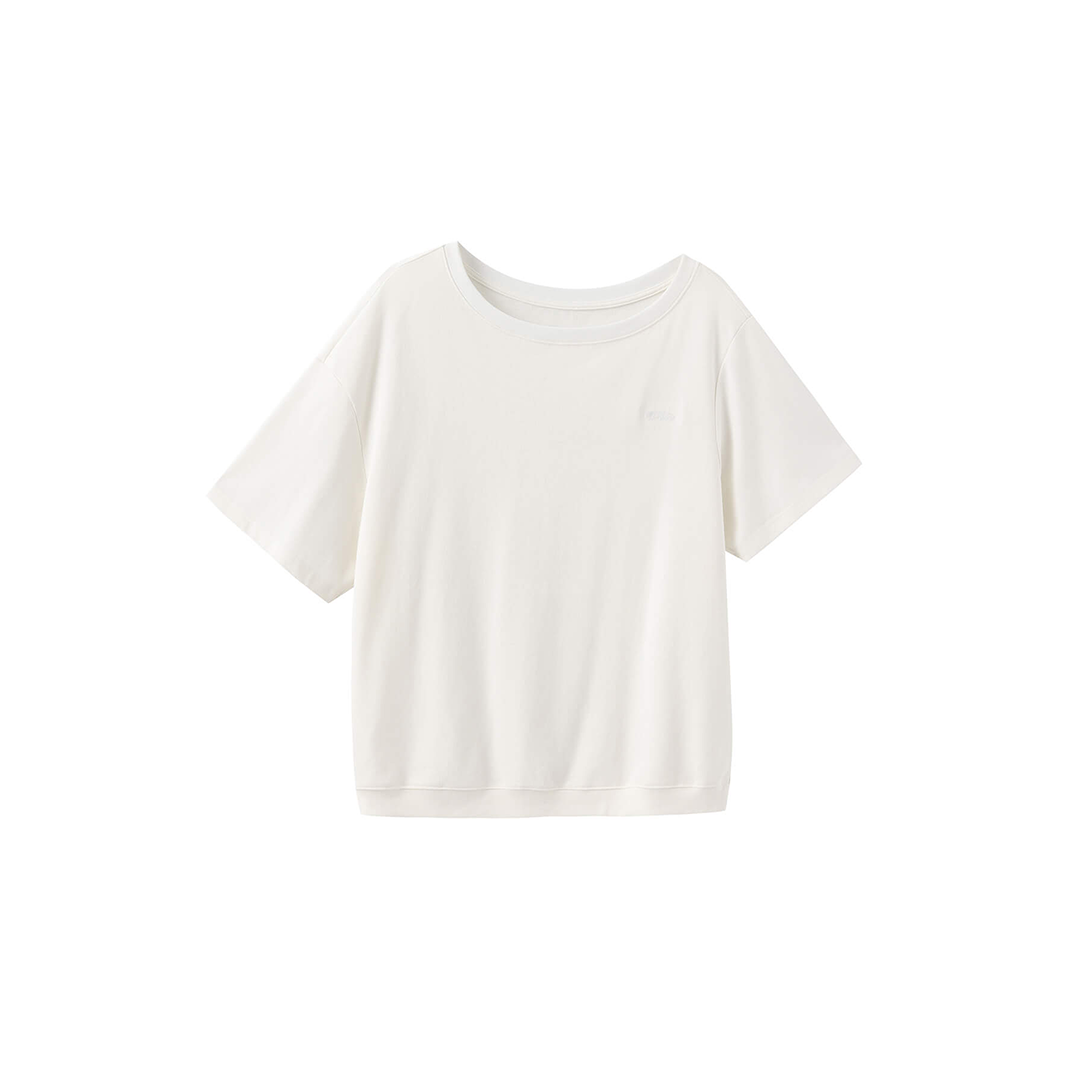 C by CUBIC Embroidered Off-Shoulder T-Shirt-15