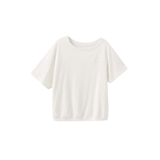 C by CUBIC Embroidered Off-Shoulder T-Shirt