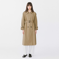 Classic Belted Double Breasted Trench Coat