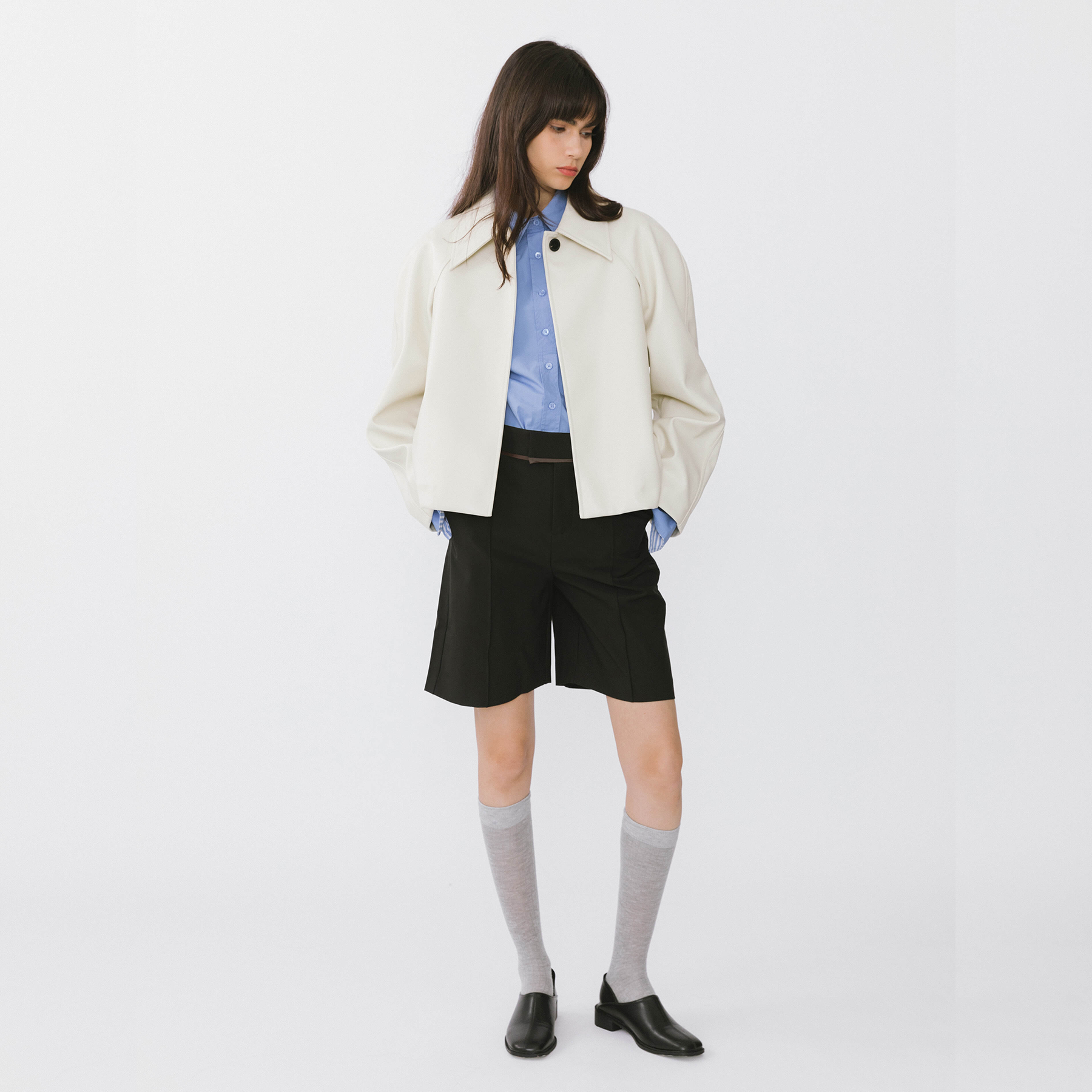 Oversized Faux Leather Jacket-13