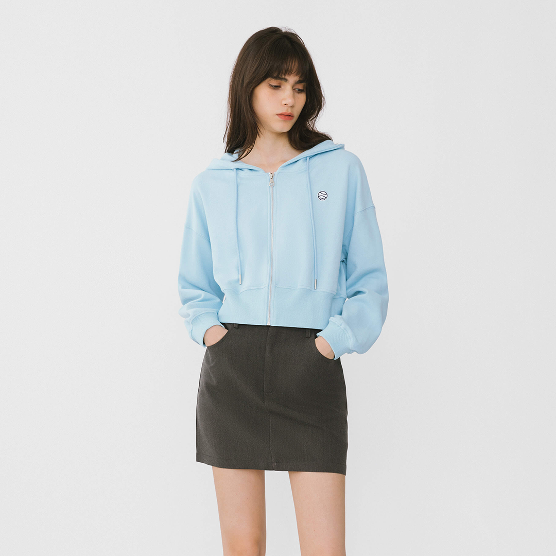 V-Neck Zip Up Hoodie-3