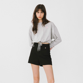 Short Basic Sweatshirt