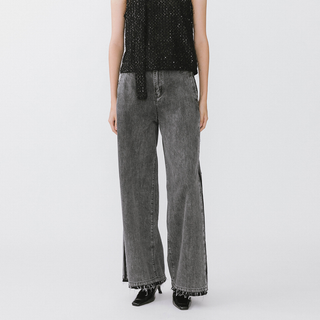 High Waist Barrel Leg Jeans