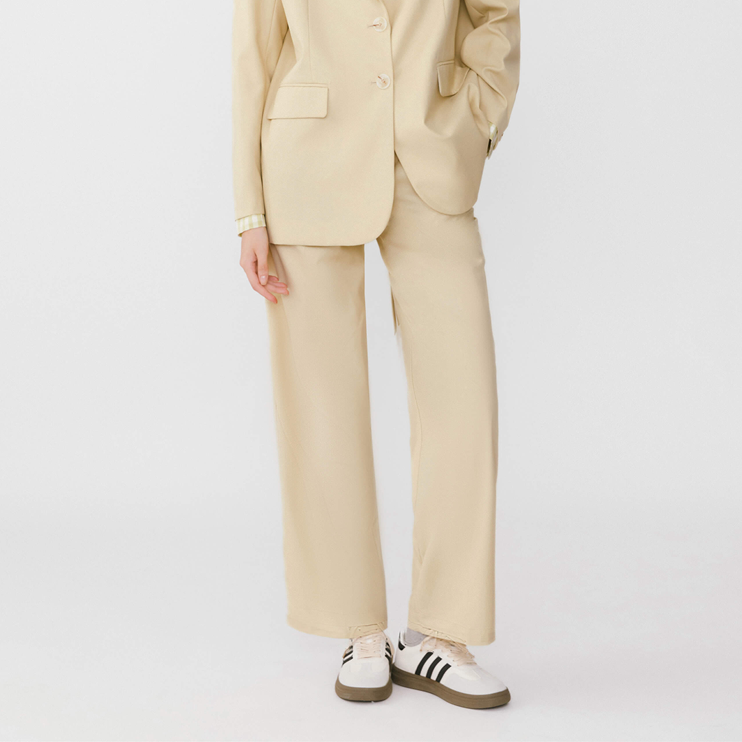 Checkered Peekaboo Tailored Trousers-11
