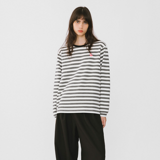 Oversized Striped Long Sleeve Top