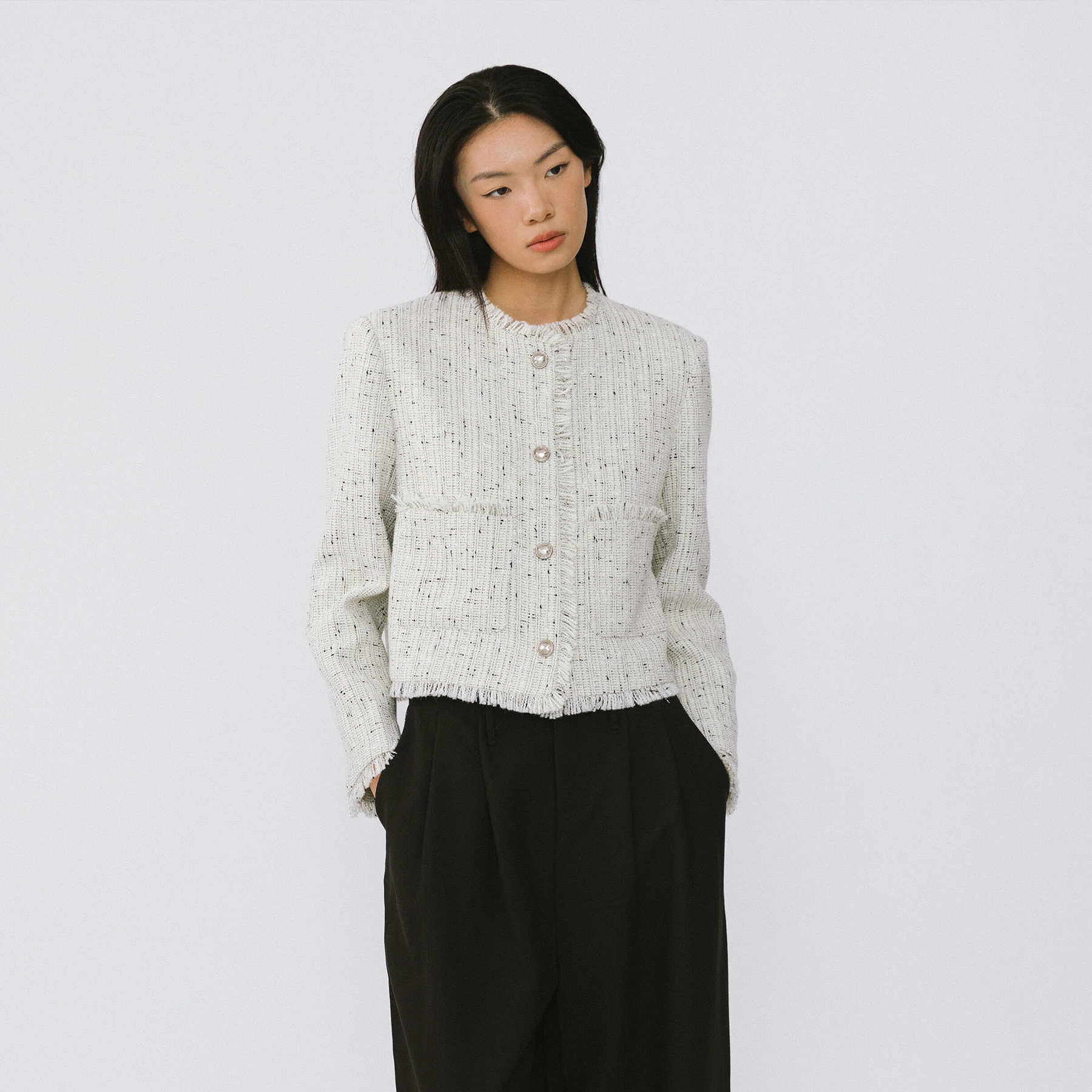Tweed Short Jacket-7