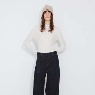 Merino Wool Turtleneck Knitwear Jumper