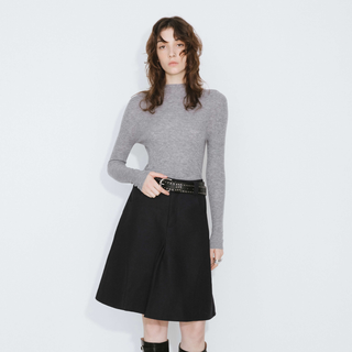 Merino Wool Turtleneck Knitwear Jumper