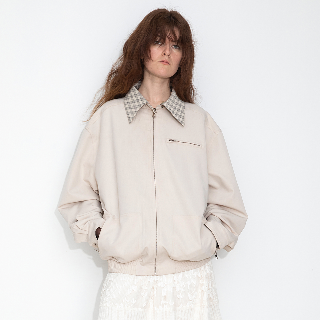 Reversible Jacket with Color-Block Collar-5