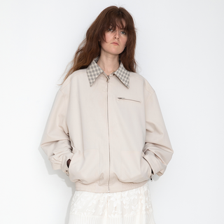 Reversible Jacket with Color-Block Collar