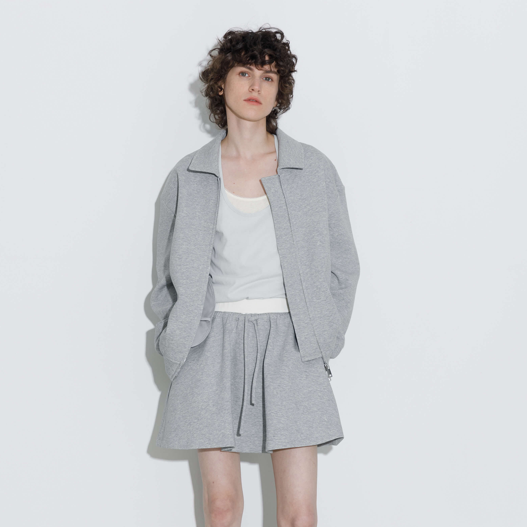 Relaxed Fit Zipped Utility Jacket-4