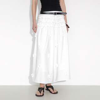 3D Floral Maxi Skirt