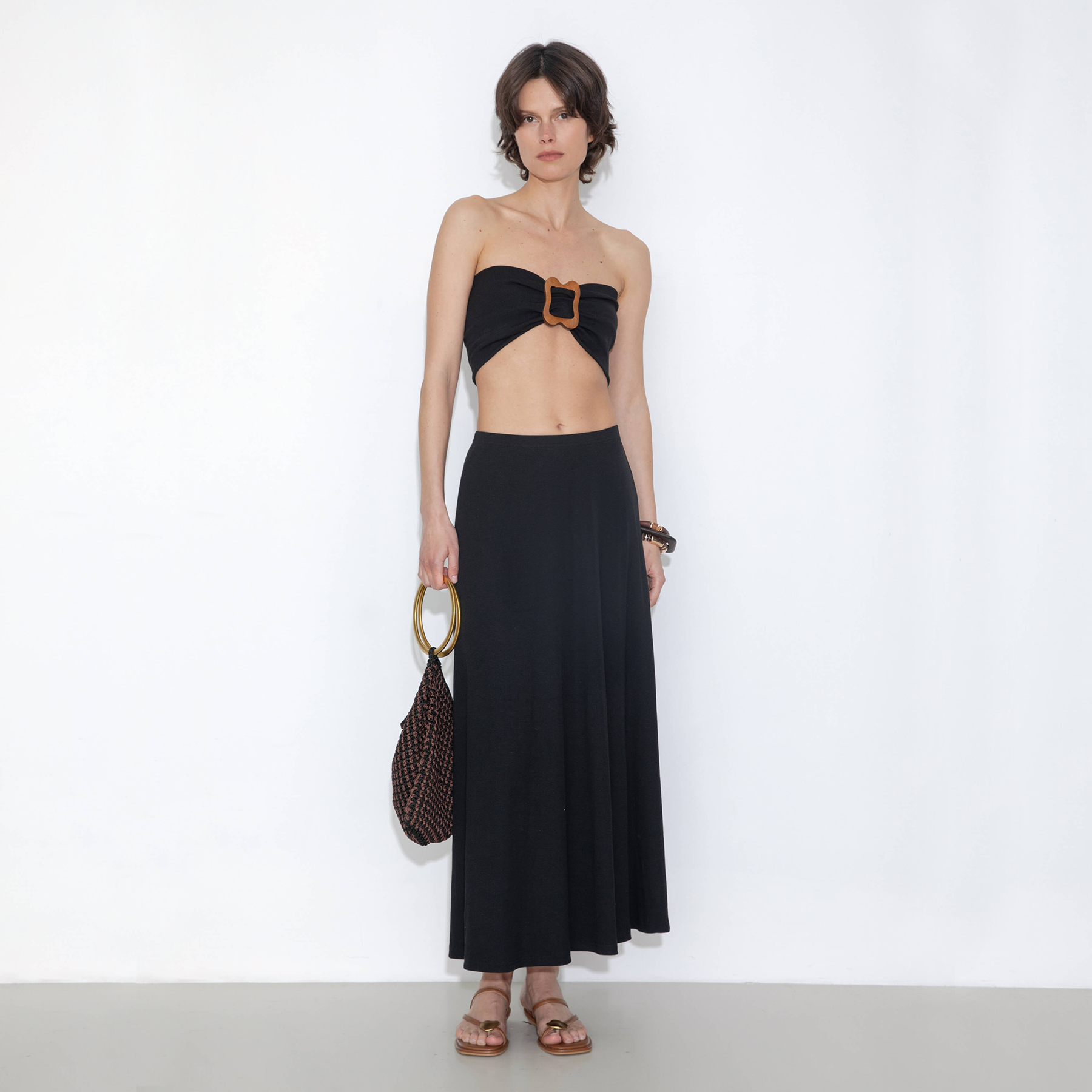 Convertible Strapless A-Line Dress & Skirt-5
