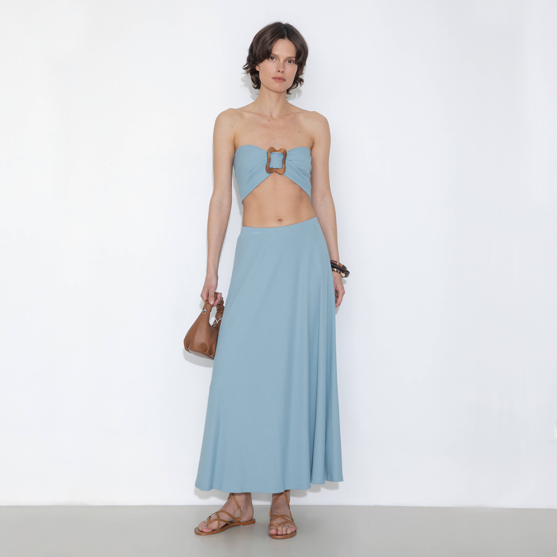 Convertible Strapless A-Line Dress & Skirt-10