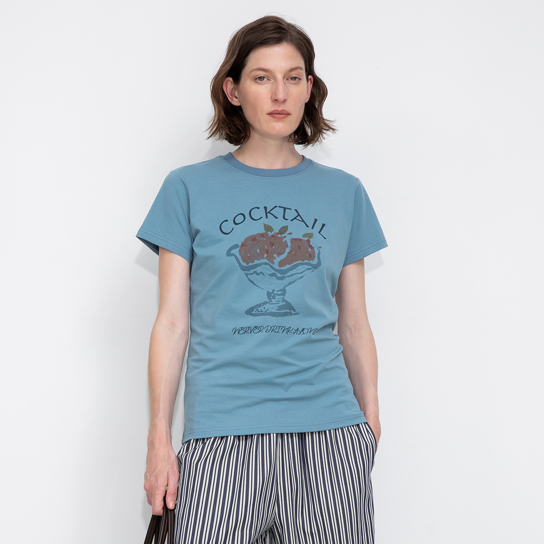 Printed Casual Short-Sleeve Top-25
