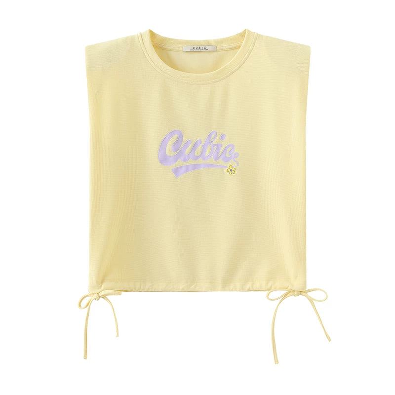 Cubic Power Shoulder Top-3