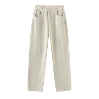 High Waisted Boyfriend Jeans