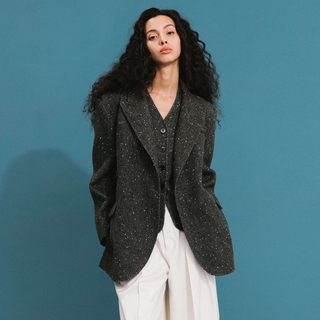 ONE BY CUBIC Double Face Tailored Wool Jacket