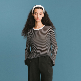 ONE BY CUBIC Thin Stripped Knitwear Jumper
