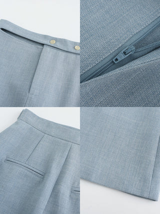 Cut Out Tailored Mini Skirt