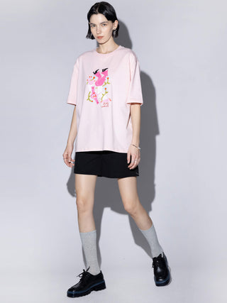 Stay Weird Oversized Printed T-Shirt