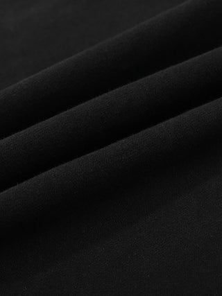 Shoulder Padded Short Sleeve Knot Cotton T-Shirt