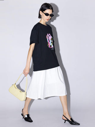 Stay Weird Oversized Printed T-Shirt