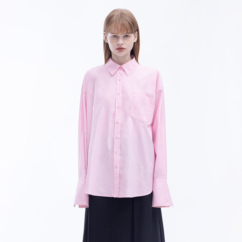 Classic Shirt with Turn-Up Cuffs-8