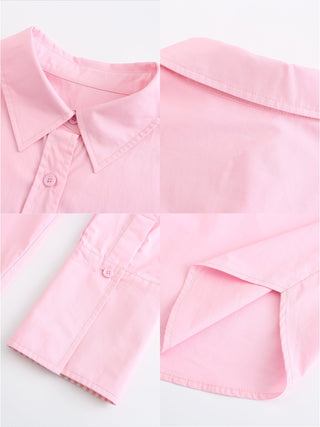 Classic Shirt with Turn-Up Cuffs