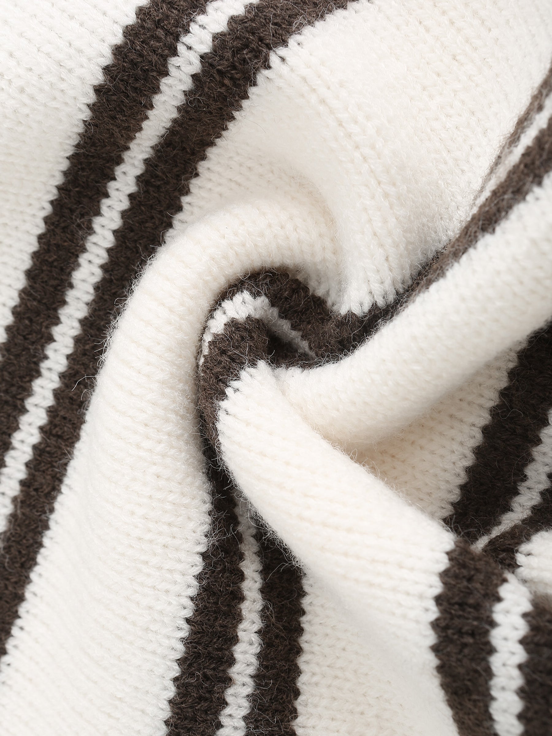 Distressed Striped Knit Sweater-29