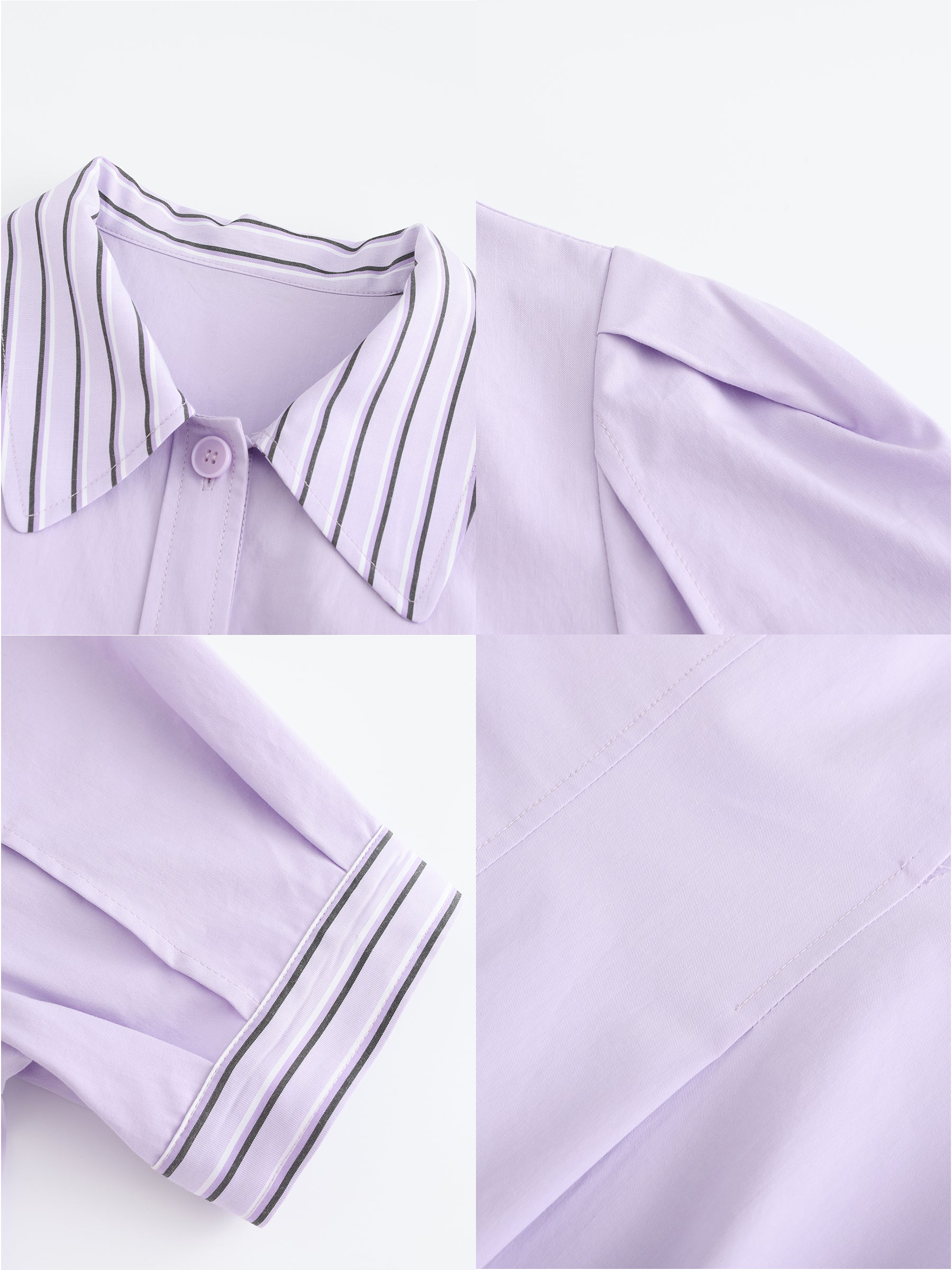 Short Puff Sleeve Midi Dress-15