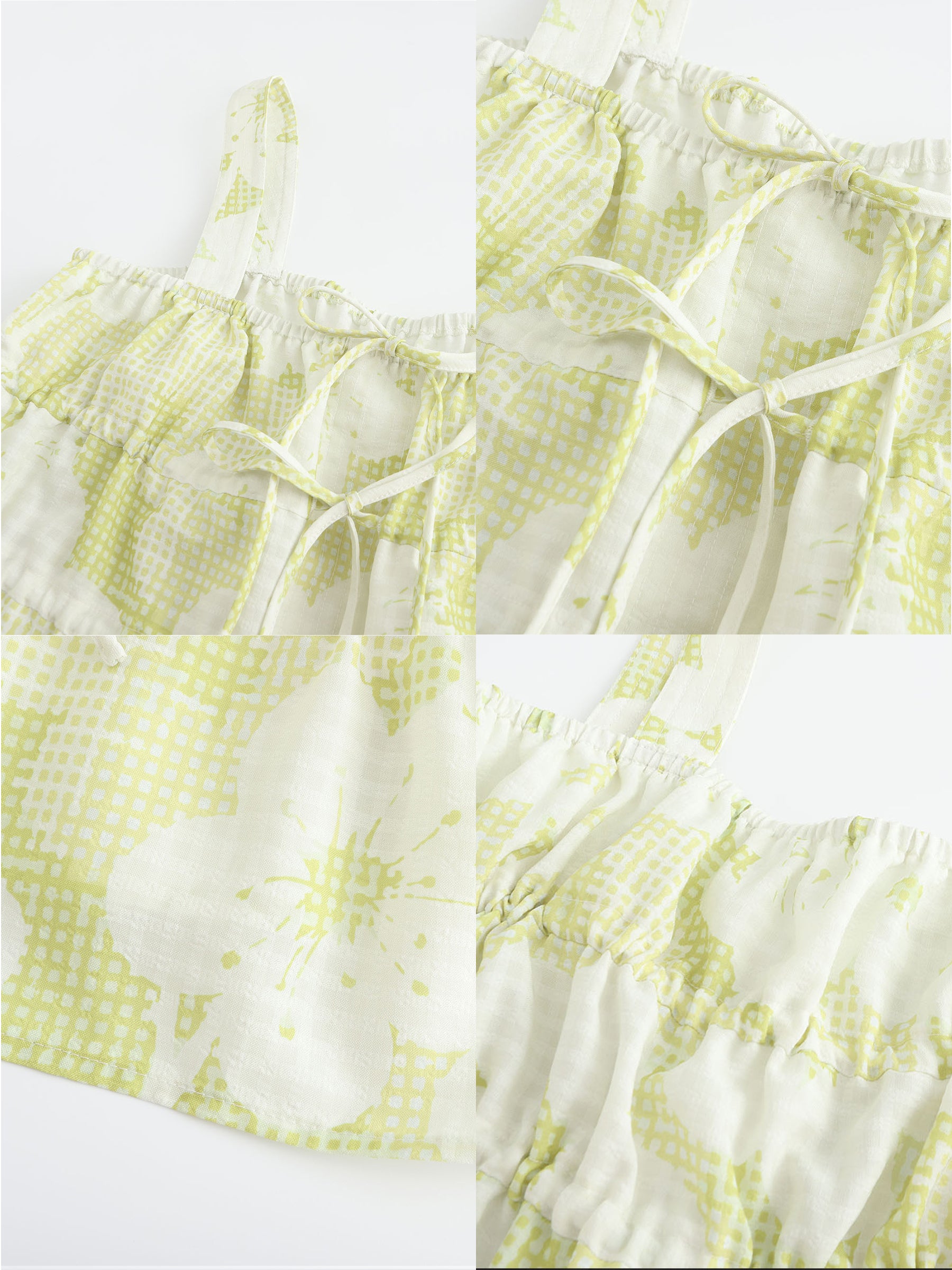 Sleeveless Tiered Floral Blouse-8