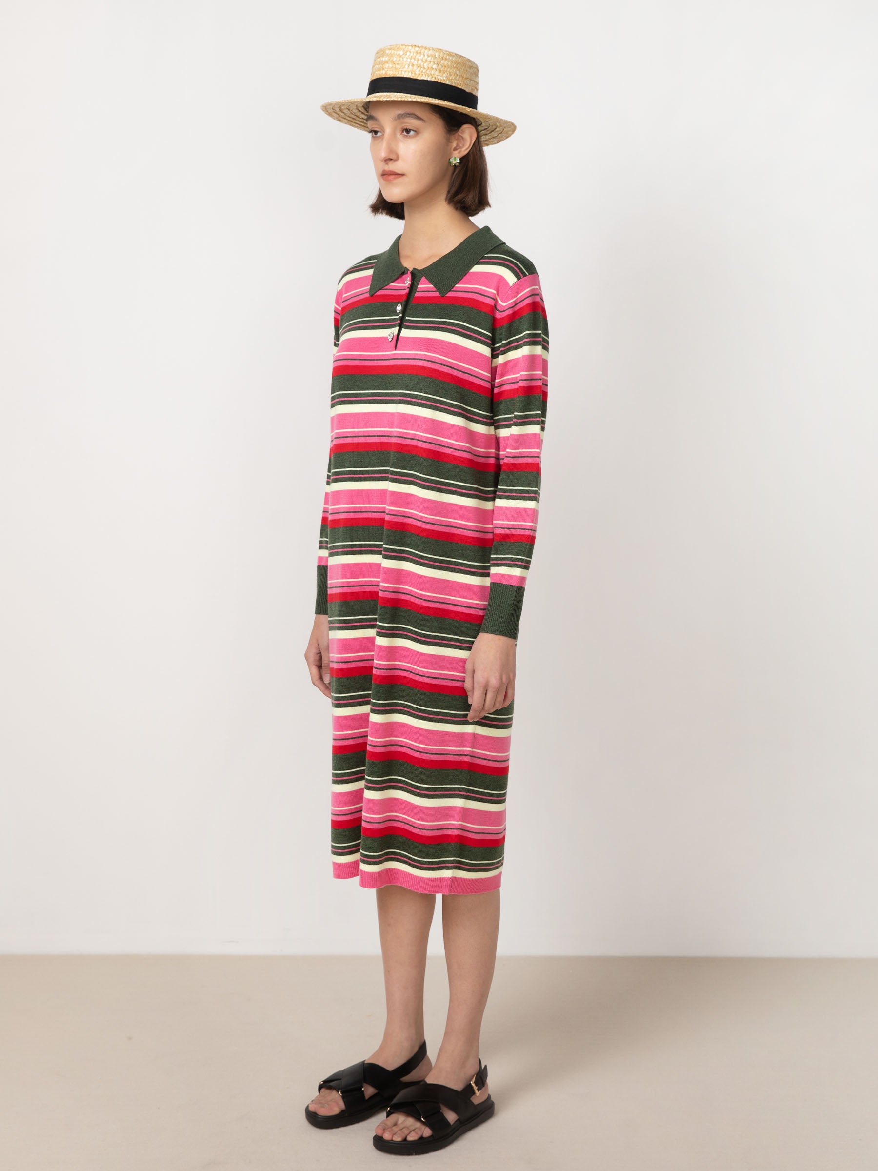 CUBIC Women's Polo Knit Dress
